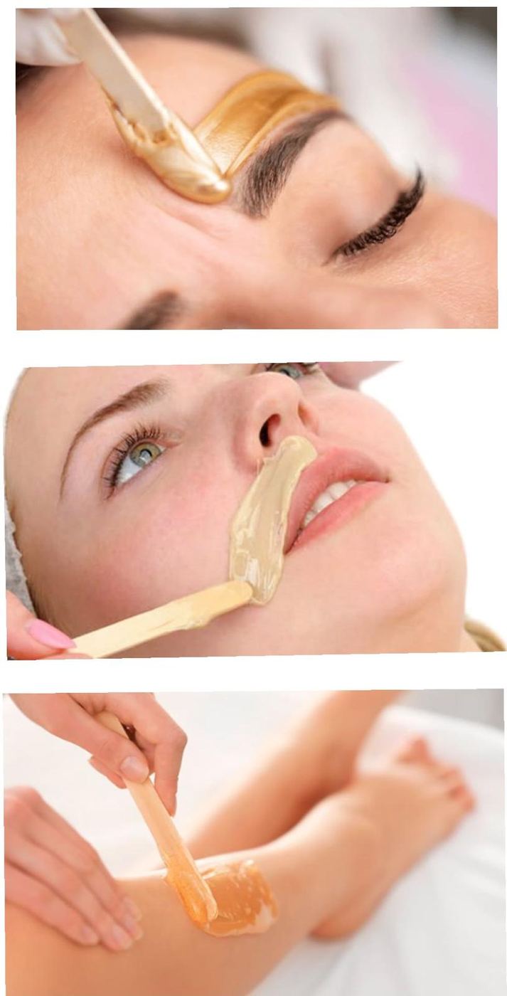 Depilación facial y de brazos con cera